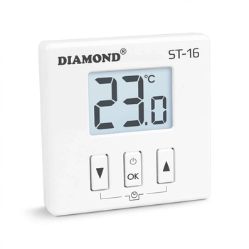 Diamond bezprzewodowy regulator temperatury dobowy ST-16