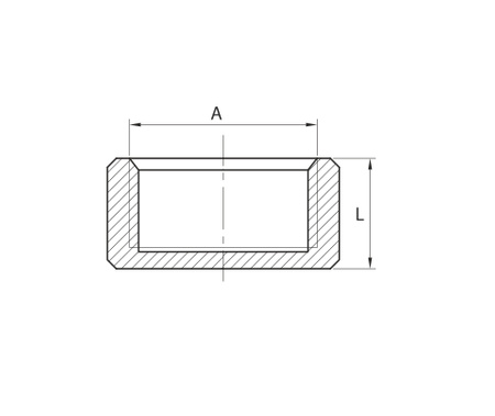 Diamond zaślepka mosiężna GW 3/4" chrom RR.524.20.CH