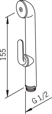 Oras rączka natrysku Bidetta 242050