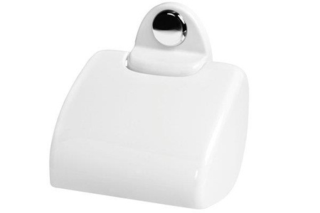 Bisk pojemnik na papier toaletowy Sandra biały 23402