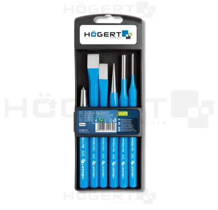 Hogert zestaw przecinaków punktaków i wybijaków 6-elementowy HT3B710