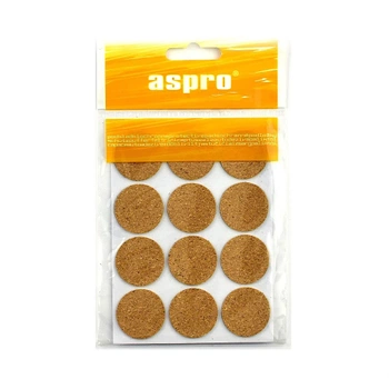Aspro podkładki korkowe okrągłe 28mm 12sztuk A-40003-03-XXX