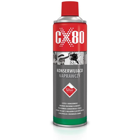CX80 preparat konserwująco-naprawczy Teflon 500ml spray