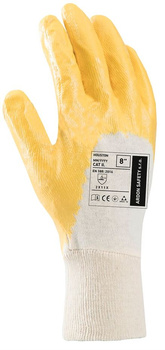 Ardon rękawice powlekane Houston żółte rozmiar 8 A4013
